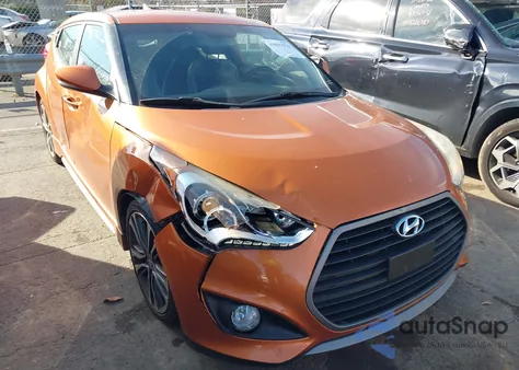 2016 Hyundai Veloster Turbo из США, поврежденный, VIN KMHTC6AE5GU292907